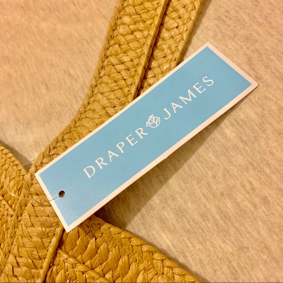 Draper James Woven Rattan Tote Bag - Picture 3 of 5